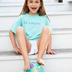 TFORMATION KIDS Mint Florida Blue Youth Shortsleeve Seaside Tee