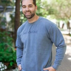 GARMENT GEAR Blue Jean Unisex Seaside Sweatshirt SEASIDE APPAREL