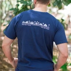 GARMENT GEAR Navy Shortsleeve Unisex Seaside Tee SEASIDE APPAREL