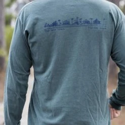 GARMENT GEAR Blue Spruce Longsleeve Unisex Tee SEASIDE APPAREL