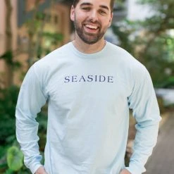 INKTRAX Chambray Longsleeve Unisex Seaside Tee SEASIDE APPAREL