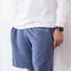 SPIRIT ACTIV Denim & Mint Pull On Sweat Shorts SEASIDE APPAREL