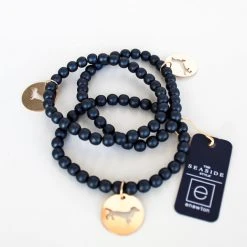 ENEWTONDESIGN HOME & GIFTS Navy Promise Bracelet With Bud Disc