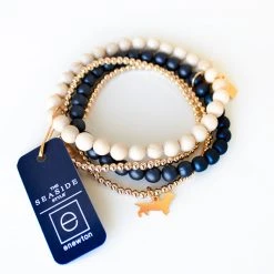 ENEWTONDESIGN Riverstone Promise Bracelet With Seaside Tag