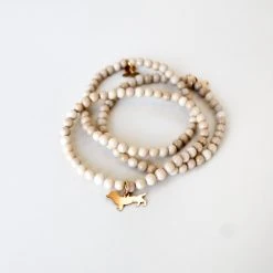 ENEWTONDESIGN Riverstone 4mm Bracelet With Bud Charm HOME & GIFTS