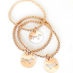 ENEWTONDESIGN HOME & GIFTS Classic Gold Bracelet With Bud Disc