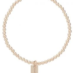 ENEWTONDESIGN Classic 3mm Gold Bracelet With Seaside Tag HOME & GIFTS