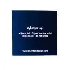 ENEWTONDESIGN HOME & GIFTS Bud Charm On Leather Necklace