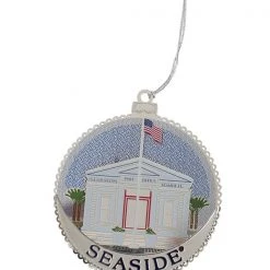 BEACONDESIGN Seaside Post Office Christmas Ornament HOME & GIFTS