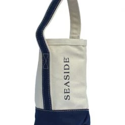 CBSTATION Seaside Canvas Wine Tote
