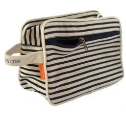 CBSTATION HOME & GIFTS Lined Navy Stripe Travel Kit