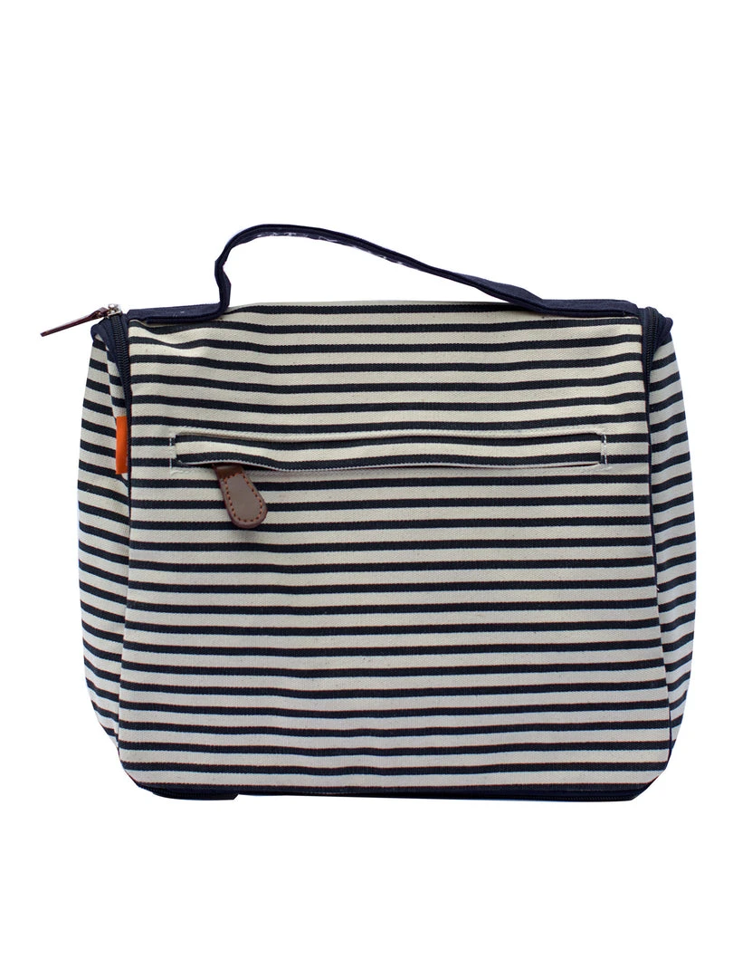 CBSTATION HOME & GIFTS Hanging Navy Stripe Travel Kit 2 CBSTATION HOME & GIFTS Hanging Navy Stripe Travel Kit