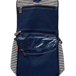 CBSTATION HOME & GIFTS Hanging Navy Stripe Travel Kit 6 CBSTATION HOME & GIFTS Hanging Navy Stripe Travel Kit