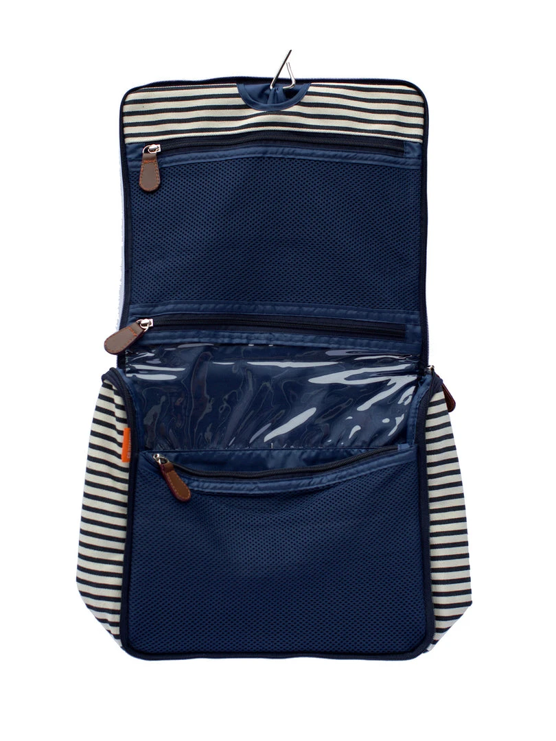 CBSTATION HOME & GIFTS Hanging Navy Stripe Travel Kit 3 CBSTATION HOME & GIFTS Hanging Navy Stripe Travel Kit