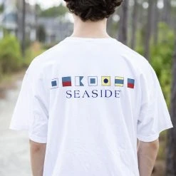 GARMENT GEAR SEASIDE APPAREL Nautical Flag Seaside Tee