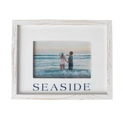 MUDPIE GIFT HOME & GIFTS Wooden Seaside Picture Frame