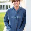 COMFORTWASH Denim Men's Pullover Hoodie SEASIDE APPAREL