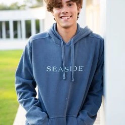 COMFORTWASH Denim Men's Pullover Hoodie SEASIDE APPAREL