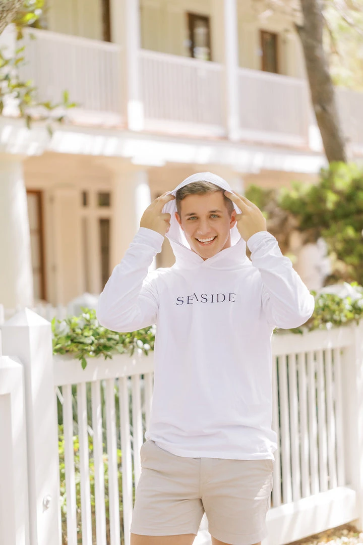 SOWALINK White Adult Longsleeve Hooded Tee 2 SOWALINK White Adult Longsleeve Hooded Tee