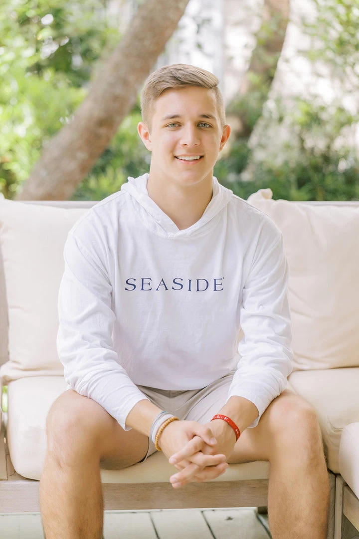 SOWALINK White Adult Longsleeve Hooded Tee 1 SOWALINK White Adult Longsleeve Hooded Tee