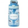ETSEXPRESS Blue Seaside Sticker Bottle