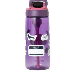 ETSEXPRESS Eggplant Seaside Sticker Kids Bottle