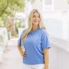 GARMENT GEAR Flo Blue Seaside Pavilion Tee SEASIDE APPAREL