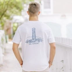 HONEYBEETEES Seaside Water Tower Throwback Tee