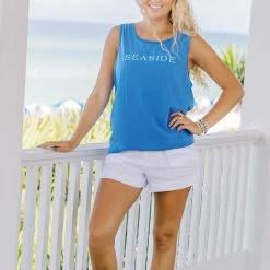 SOWALINK SEASIDE APPAREL Florida Blue Unisex Seaside Tank
