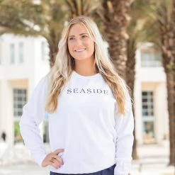GARMENT GEAR White Unisex Seaside Sweatshirt SEASIDE APPAREL