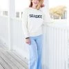 ELLSWORTH White Seaside Knit Sweater SEASIDE APPAREL