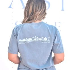 GARMENT GEAR SEASIDE APPAREL Blue Jean Shortsleeve Unisex Seaside Tee