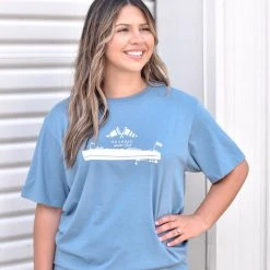 HONEYBEETEES SEASIDE APPAREL Honey Bee Tees Seaside Yacht Club Logo Tee